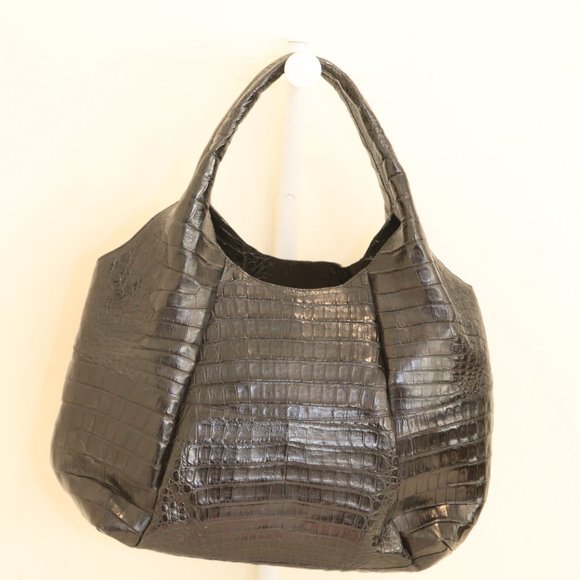 Nancy Gonzalez Crocodile Hobo Handbag  Shoulder Bag - Picture 3 of 15